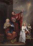 Angelika Kauffmann Die Erziehung der heiligen Jungfrau Maria oil painting